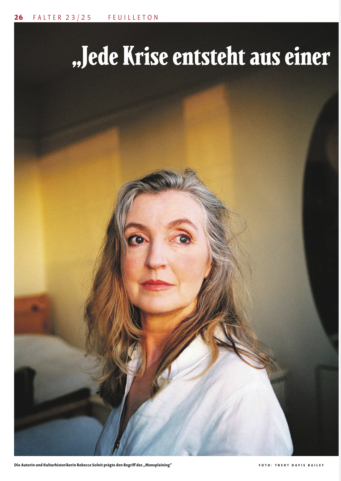 Sie prägte das Wort „Mansplaining“:Rebecca Solnits Kampf gegen toxische Männer